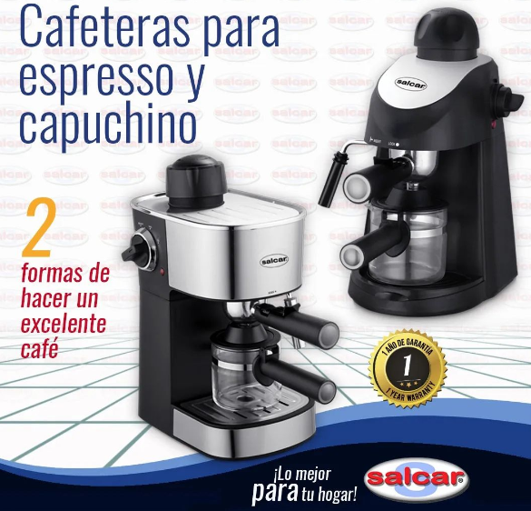 Cafetera para Espresso y Capuchino - Grupo Salcar Venezuela